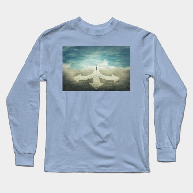 choose path Long Sleeve T-Shirt by 1STunningArt